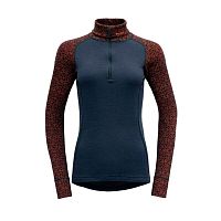 Devold  майка женская с длинным рукавом Duo Activ Zip Neck