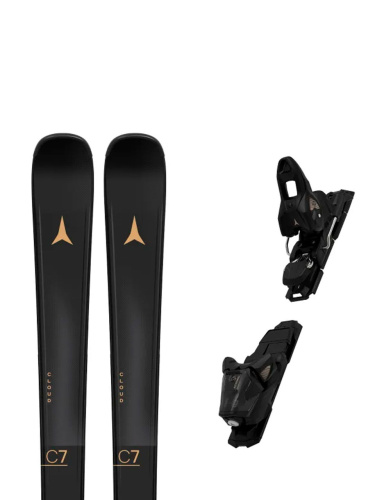 Atomic лыжи горные женские E Cloud C7 + M 10 Gw black-light sand фото 2