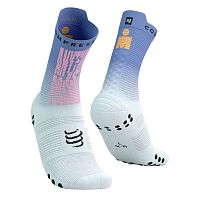 Compressport  носки Pro racing socks v4.0 run high 360° print - ironman 2025