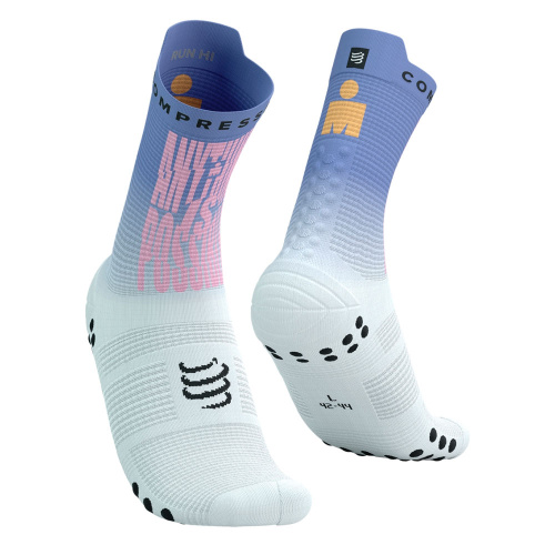 Compressport  носки Pro racing socks v4.0 run high 360° print - ironman 2025