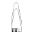 SKS  крепление для крыла U-stays kit Velo55 Cross (one size, no color)