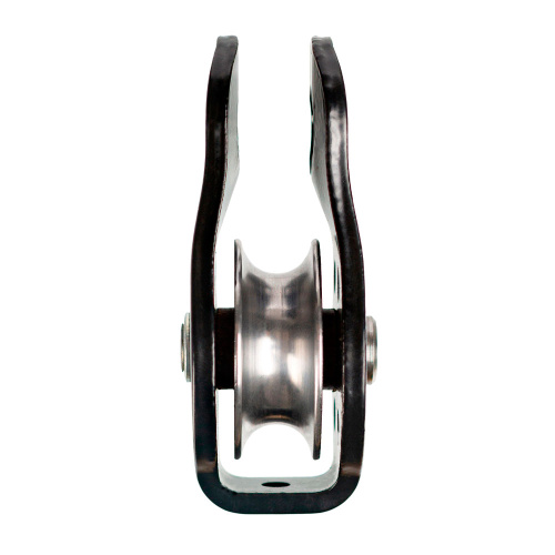 Вертикаль  блок-ролик с подшипником н/ж  с фикс. щечками фото 2