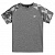 4F  футболка детская (134, grey melange)