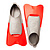 Madwave  ласты Pool colour (38-39, red)