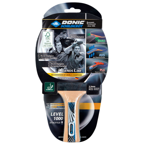 Donic Schildkrot  ракетка для настольного тенниса Legends 1000