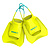 Speedo  ласты Biofuse fitness (S, yellow yellow)