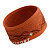 Compressport  повязка на голову широкая Headband (one size, rust black)