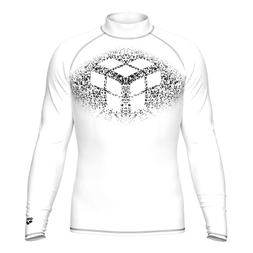 Arena  футболка для плавания мужская Rash vest l/s graphic