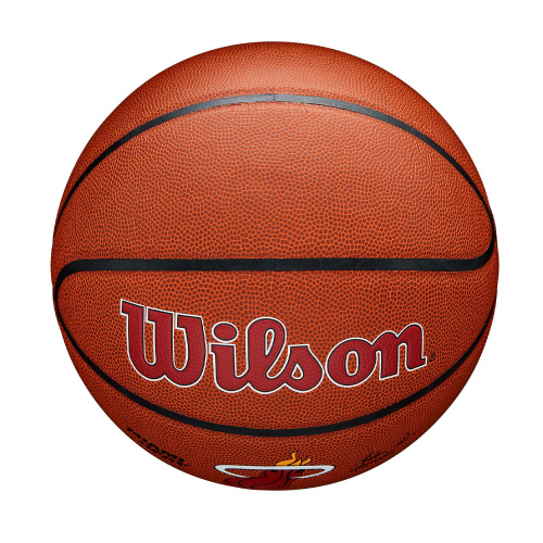 Wilson  мяч баскетбольный NBA Team Alliance Miami Heat фото 5