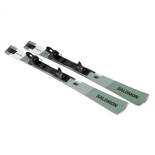 Salomon  лыжи горные E S/Max 8  + E M11 Gw Oi G black black L80 фото 4