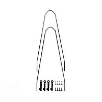 SKS  крепление для крыла U-Stays kit  Velo 55 cross Suntour forks, silver