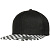Flexfit  кепка Checkerboard Snapback (one size, black   white)