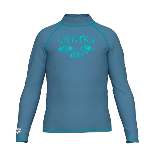 Arena  футболка для плавания детская Rash vest l/s graphic