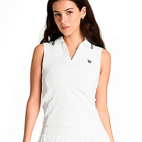 Wilson  майка-поло женская SWP W Rib Sleeveless Polo