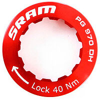 Sram  зажим для кассеты Aluminium PG990, PG970 DH FOR 11T Red