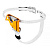 Petzl  зажим Pantin (right, yellow white)