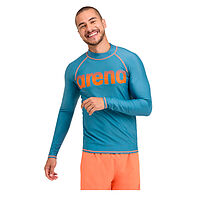 Arena  футболка мужская для плавания Rash vest l/s graphic