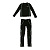 Brugi  термобелье костюм детский (40-44, black)