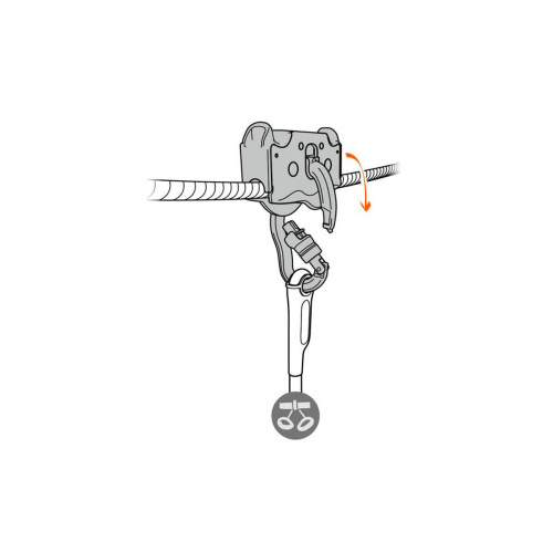 Petzl  ролик Trolley Trac Guide фото 3