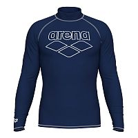 Arena  футболка мужская для плавания Rash vest l/s graphic