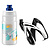 Elite  набор держатель + бутылка (350 ml, black-white-blue)