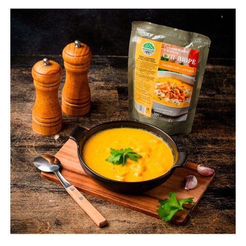 Кронидов  туристическая еда суп-пюре из тыквы с курицей фото 2