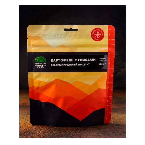 Кронидов  туристическая еда сублимированный продукт, Картофель с грибами