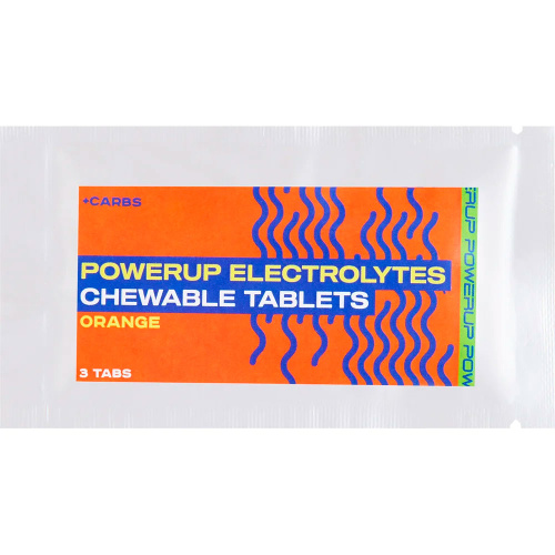Powerup  таблетки жевательные солевые саше,3 таблетки