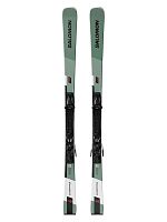 Salomon  лыжи горные E S/Max 8  + E M11 Gw Oi G black black L80