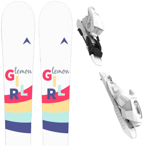 Dynastar  лыжи горные Lemon Girl + Kid-X 4 Gw B76 white фото 2