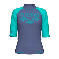 Arena  футболка женская для плавания Rash vest s/s graphic