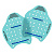 Speedo  лопатки для рук Power plus (M, blue)