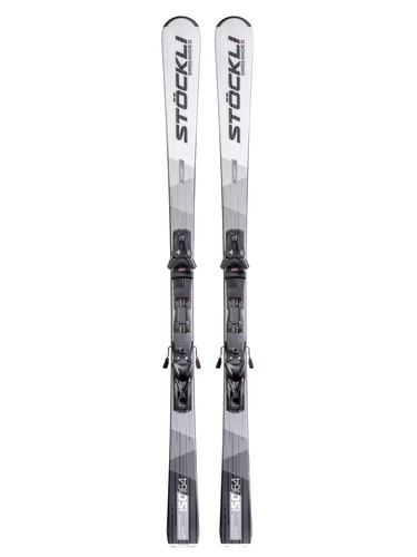 Stockli  лыжи горные Laser SC + MC12 black matt-shine