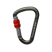 Вертикаль  карабин "Gray" треугольный с муфтой (Keylock)