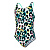 Speedo  купальник детский Jungle speak (13-14, black white)