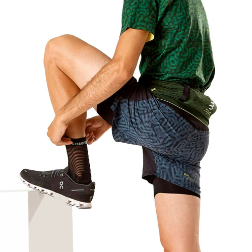 Compressport  шорты мужские Camo Neon 2020 фото 3