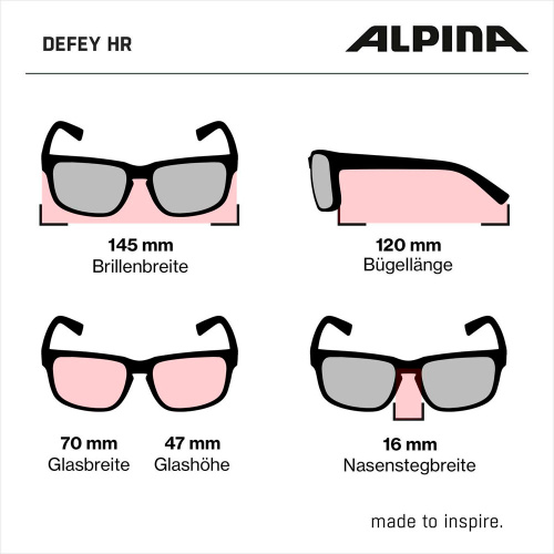 Alpina  очки солнцезащитные Defey HR фото 5