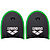 Arena  лопатки Flex (M, acid lime-black)