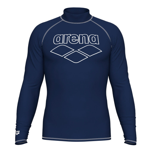 Arena  футболка для плавания мужская Rash vest l/s graphic