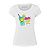 Babolat  футболка женская Exercise Message Tee (S, white white)