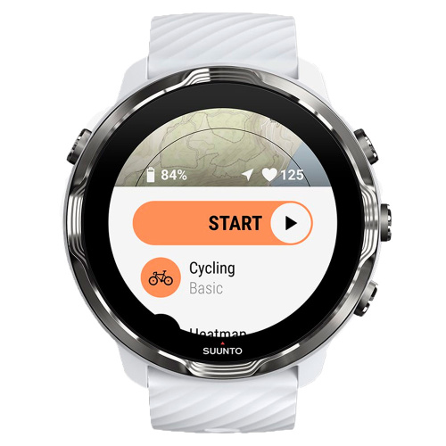 Suunto  часы 7 white burgundy
