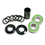 Salt  каретка Rookie BB set (us bb, loose ball) (one size, black)