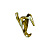 Elite  держак для бутылки Vico (one size, glam metal gold white graphic)