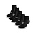 4F  носки ( в упаковке по 5 пары ) (36-38, deep black)