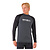 Rip Curl  футболка для плавания мужская Shock upf l/s (S, black marle)