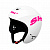 SH+  шлем горнолыжный Flash Junior (52-XXS, white pink fluo)