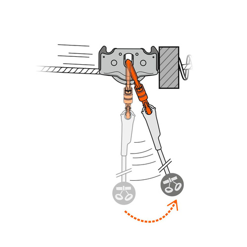 Petzl  ролик  Trac  Guide   LT фото 3