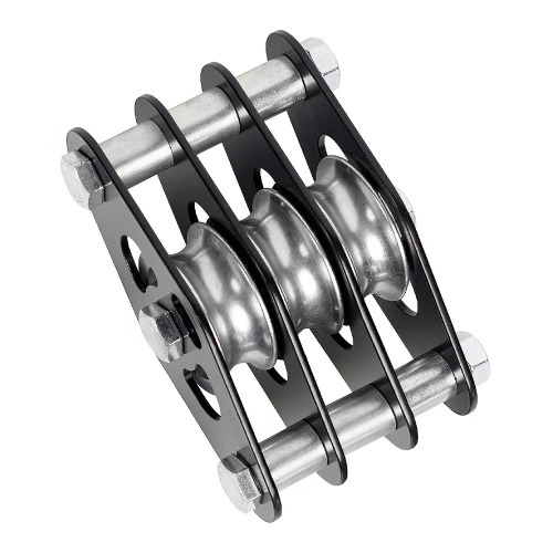 Вертикаль  блок-ролик тройной (малый без крюка) фото 3