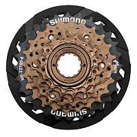 Shimano  трещотка Shimano, TZ500, 6ск, 14-28, с защитой, б/уп.