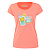 Babolat  футболка женская Exercise Message Tee (XS, fluo strike heather)